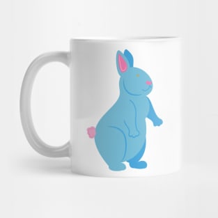 Happy Blue Bunny Mug